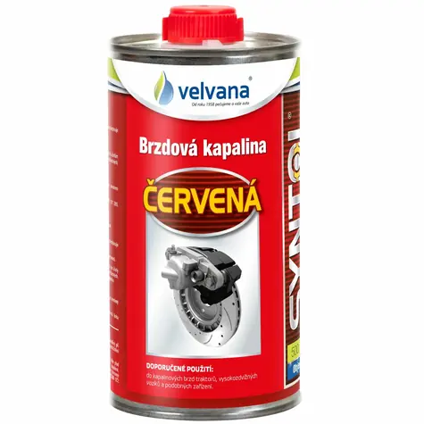 Velvana Brzdová kapalina Syntol červený - 500ml