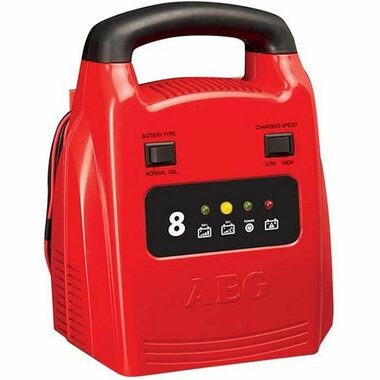 AEG Nabíječka autobaterií řízená mikroprocesorem Pb/gel 12V 8A - plně automatická / 5 nabíjecích fáz
