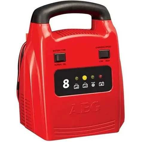 AEG Nabíječka autobaterií řízená mikroprocesorem Pb/gel 12V 8A - plně automatická / 5 nabíjecích fáz