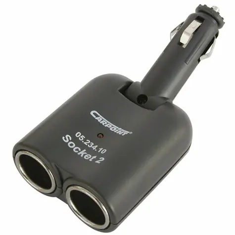 Carpoint Rozdvojka do zásuvky zapalovače s kloubem / 12V / 5A