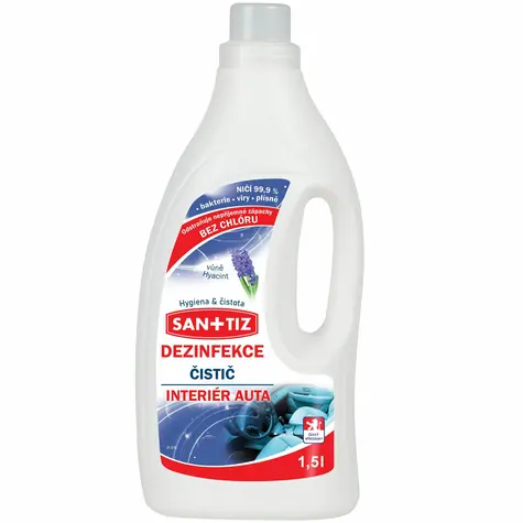Sanitiz čisticí přípravek pro interiér automobilu - dezinfekce 1.5l - parfém Hyacint