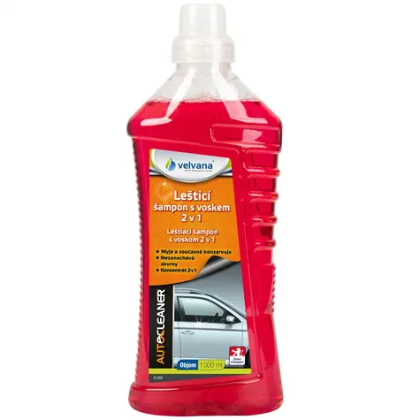 Velvana Autošampón lešticí 2v1 pro vnější očistu vozidla 1000ml