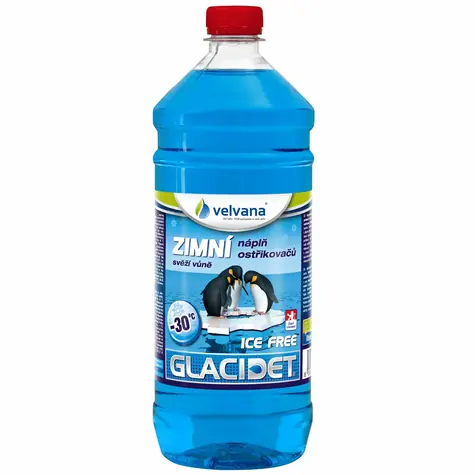 Velvana Zimní směs do ostřikovačů Glacidet Ice Free -30°C - 1l PET láhev