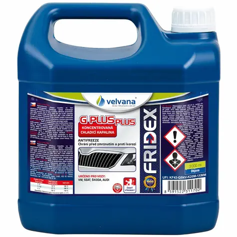 Velvana 31.170 chladicí kapalina Fridex G Plus Plus / Typ G / G12 / VW TL774G - 3l