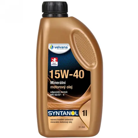 Velvana Minerální motorový olej Syntanol 15W-40 1l