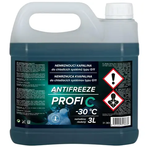 Velvana chladicí kapalina Antifreeze Profi C - 3l Readymix -30°C