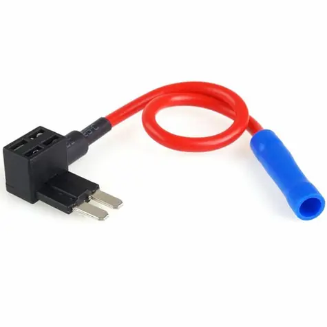 AMiO Držák nožové pojistky Micro2 s odbočkou / bypass 12V 20A - pro připojení dalších spotřebičů