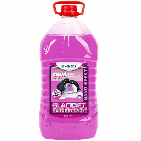 Velvana Zimní směs do ostřikovačů Glacidet Penguin Lady -20°C - 4l PET láhev s nano efektem