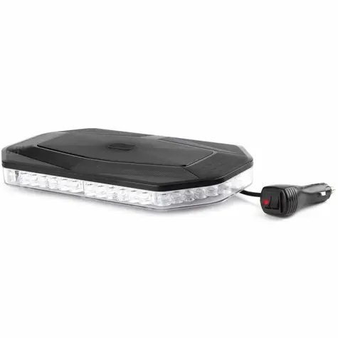 AMiO Rampa světelná LED diodová - oranžová / 12V 24V / 48x LED / šířka 29cm / magnetické uchycení / ECE R