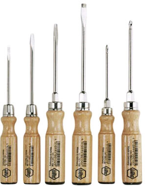 Wiha 07149 Sada plochých a křížových šroubováků / 6 šroubováků