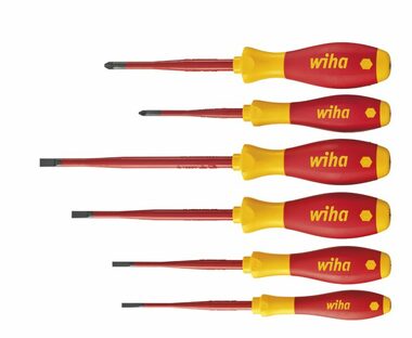 Wiha 36455 Sada šroubováků SoftFinish electric slimFix / 6 šroubováků