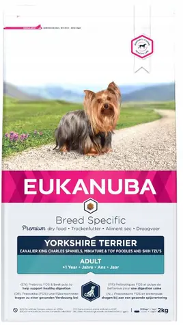Eukanuba Yorkshire Terrier 2 kg / granule pro psy / pro dospělé Yorkshirské Terriéry