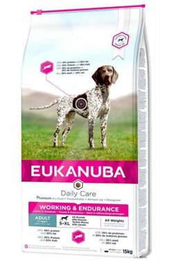 Eukanuba Dog DC Working Endurance Adult 15 kg / granule pro psy / pro dospělé / s vysokou spotřebou energie