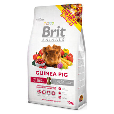 Brit Animals Guinea Pig Complete 300 g / Superprémiové kompletní krmivo pro morčata / s přidaným vitamínem C.