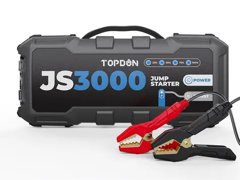 TOPDON Car Jump Starter JumpSurge 3000  / 24000 mAh / startovací kabely