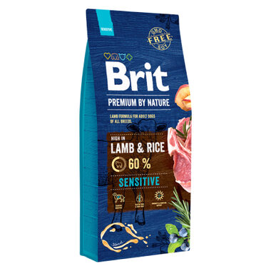 Brit Premium by Nature Sensitive Lamb 15 kg / Kompletní krmivo pro psy / pro psy s citlivým zažíváním