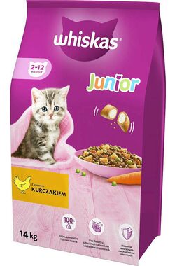Whiskas Junior granule s kuřecím masem 14 kg / pro koťata