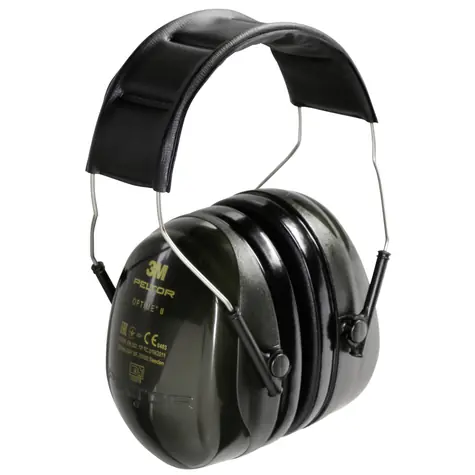 3M Peltor Optime II zelená / mušlový chránič sluchu 31 dB 