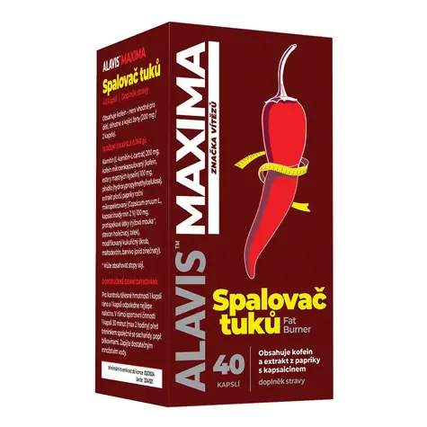 ALAVIS MAXIMA spalovač tuků 40 kapslí