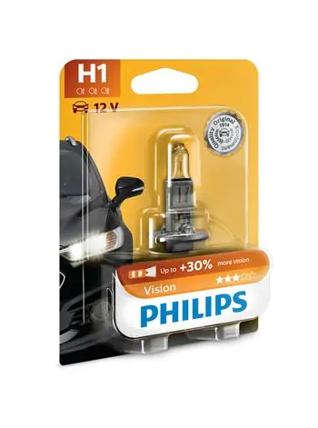 Philips H1 Vision 12V 55W 1 ks / Autožárovka / patice P14.5S