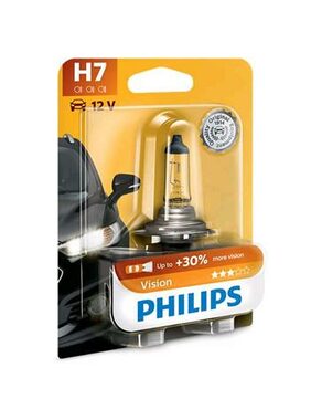 Philips H7 Vision 12V 55W 1 ks blister / Autožárovka / patice PX26d