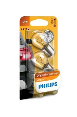 Philips P21W 12V 21W 2ks / žárovka / patice BA15s