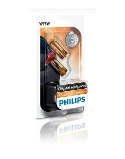 Philips WY5W 12V 5W 2ks / žárovka / patice W2.1x9.5d
