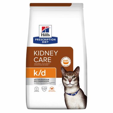 Hill's PD Feline k/d Kidney Care 3 kg / Granule pro kočky / s kuřecím masem / ledviny