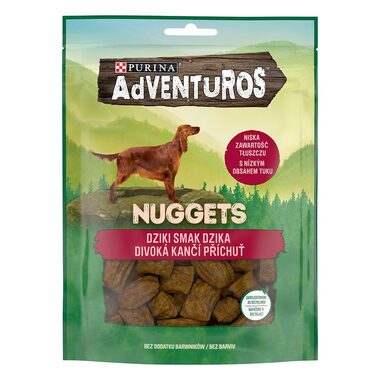 Purina Adventuros Nuggets 90 g / odměna pro psy / kančí