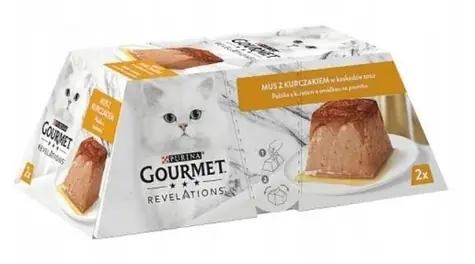 Purina Gourmet Revelations Chicken 2x 57 g / kapsičky pro kočky / paštika s kuřetem