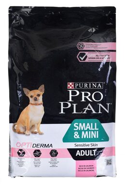 Purina Pro Plan Small&Mini Sensitive Skin 7kg / pro dospělé psy / malá plemena / citlivá kůže