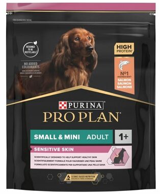Purina ProPlan Small & Mini Adult Sensitive Skin 700 g / pro dospělé psy / malá plemena / s  lososem / citlivá kůže