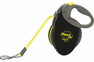Flexi Vodítko Giant L pásek 8m/50kg / neon