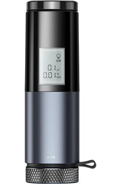Baseus CRCX-01 Digitální alkohol tester bez náustku černá / LCD 
