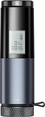 Baseus CRCX-01 Digitální alkohol tester bez náustku černá / LCD 