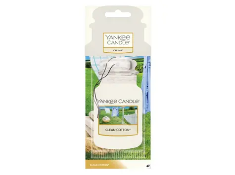 Yankee Candle Car Jar Clean Cotton Vůně do auta k pověšení