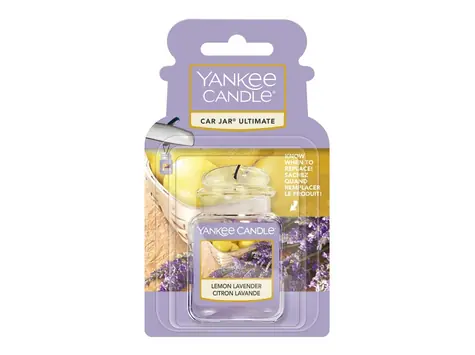 Yankee Candle Car Jar Lemon Lavender Vůně do auta k pověšení luxusní