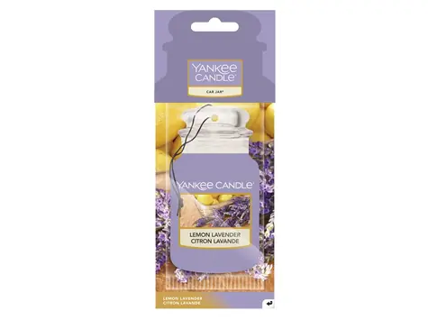 Yankee Candle Car Jar Lemon Lavender Vůně do auta k pověšení