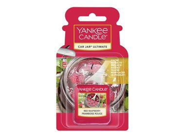 Yankee Candle Car Jar Red Raspberry Vůně do auta k pověšení luxusní