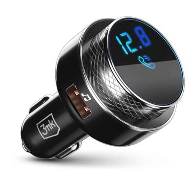 3mk Hyper Car CL + transmiter FM / QC / 2x USB-A