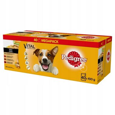Pedigree Vital Protection Gravy 40x100 g / kapsičky pro psy