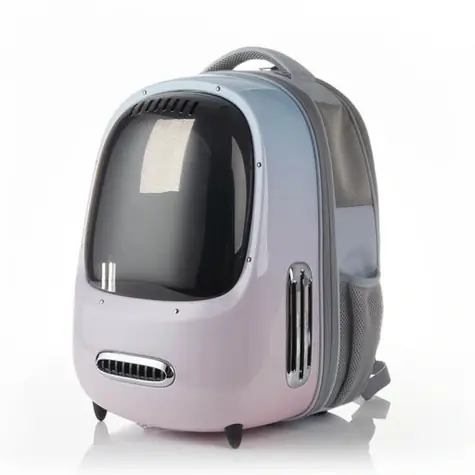 PetKit Breezy2 Smart Cat Carrier růžová / Batoh na mazlíčky / 33 x 30 x 45 cm