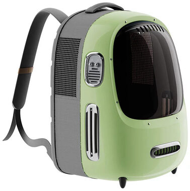 PetKit Breezy2 Smart Cat Carrier zelená / Batoh na mazlíčky / 13x12x18 cm