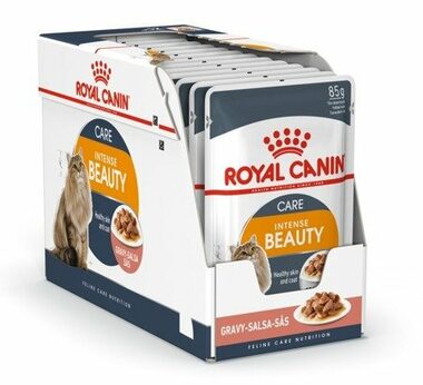 Royal Canin Hair & Skin (Intense Beauty) 12x 85g / Kapsičky pro kočky / zdravá srst