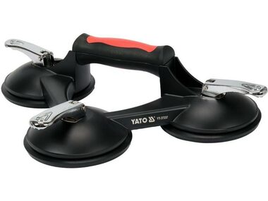 YATO YT-37237 / Úhlová přísavka na sklo / 3x 125 mm