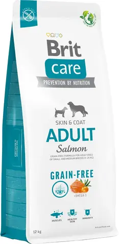 Brit Care Dog Grain-free Adult Salmon 12 kg / Granule pro psy / s lososem