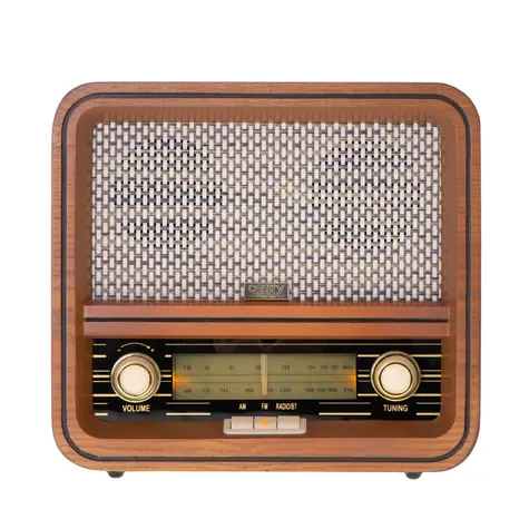 Camry CR 1188 hnědá / Přenosné rádio / FM / BT / Retro