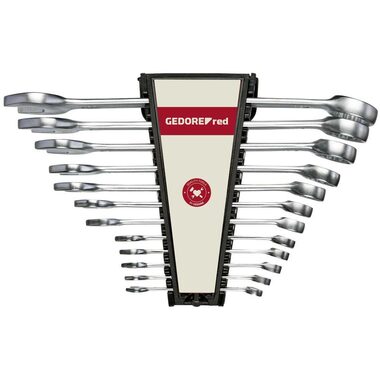 GEDORE 3300994 / Sada očkoplochých obostranných klíčů / 6 - 22 / 17 ks 