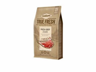 CARNILOVE Dog True Fresh Beef 4kg / Kompletní krmivo pro dospělé psy / bez obilovin a brambor 