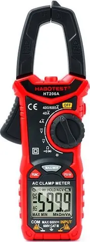 Habotest HT206A Digitální klešťový měřák / 600V / 2x AAA